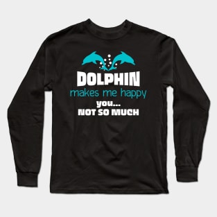 Dolphin Happy Love Long Sleeve T-Shirt